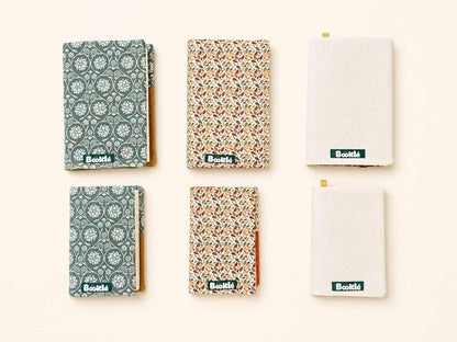 3 pochettes booklé de face
