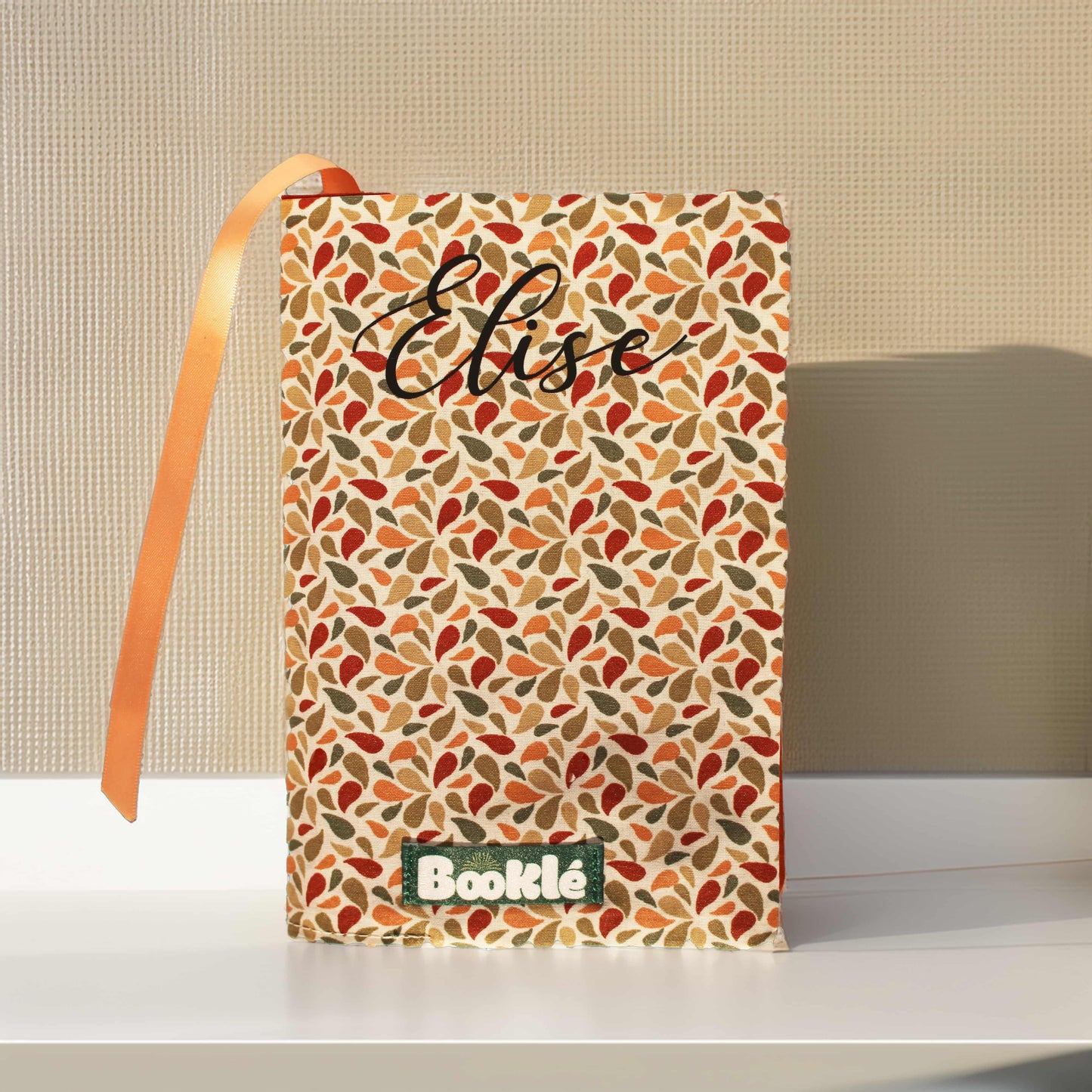 Livre booklé vert rose orange customisable
